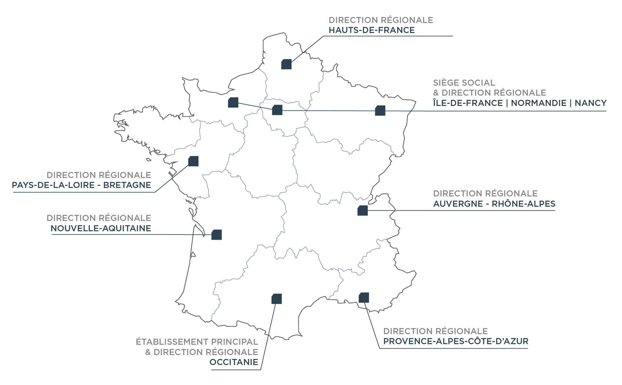 carte de france-implantations carrere pour desktop