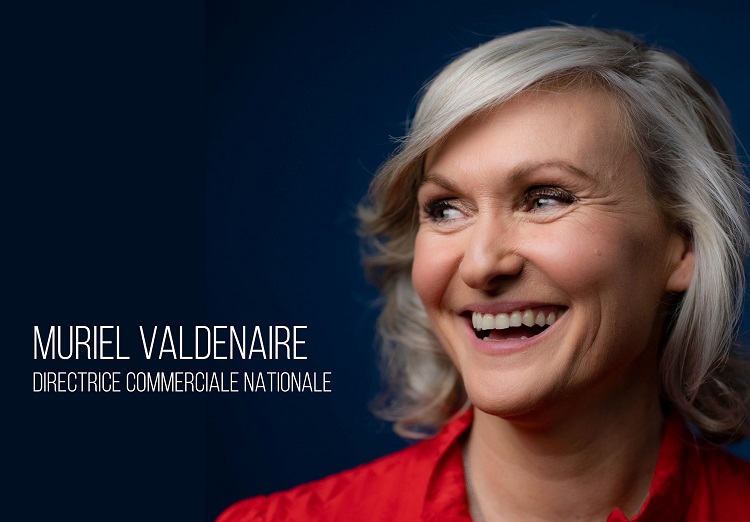 Photo portrait inspirantes de Muriel Valdenaire Directrice Commerciale Nationale France