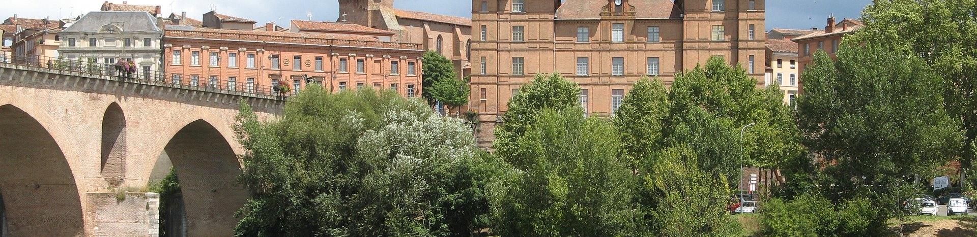 vue sur le pont de montauban-tarn et garonne