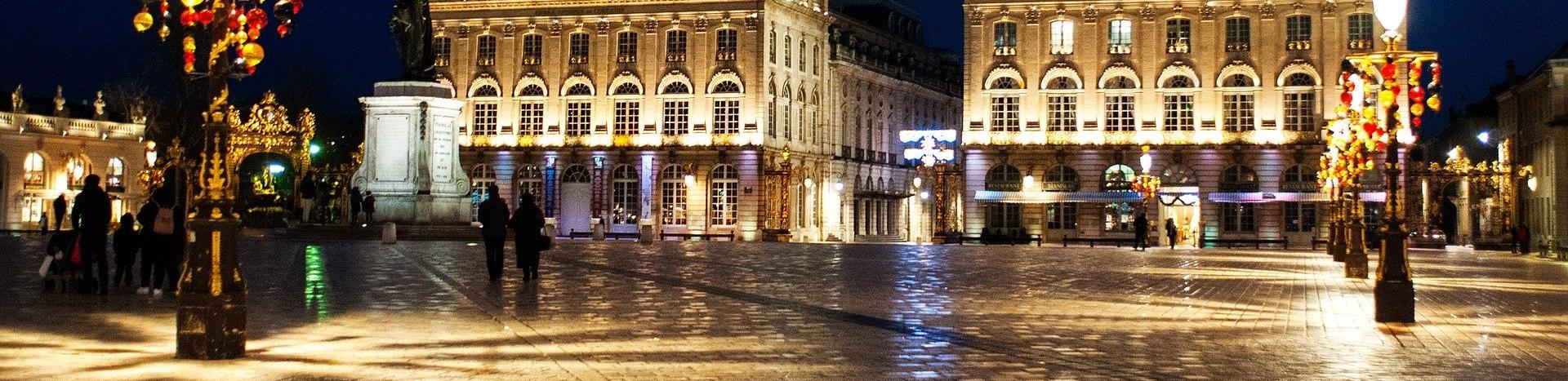 vue de nancy la nuit