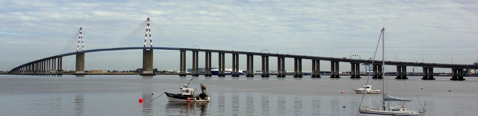 vue sur le pont de saint nazaire