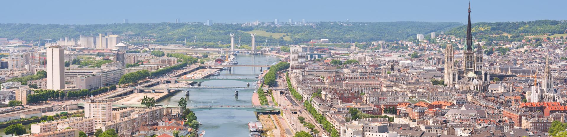 photo rouen panoramique en journee
