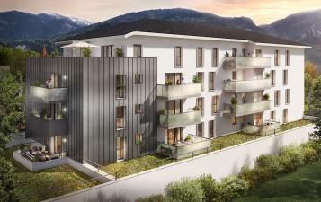 residence neuve cluses haute savoie-appartement neuf habiter investir-loggia vue degagee montagne