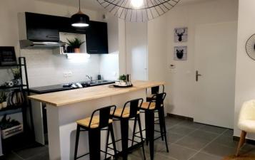 photo de cuisine appartement temoin-logement meuble a pau pour habiter ou investir