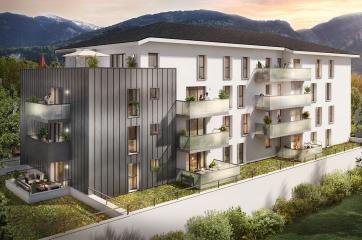 residence neuve cluses haute savoie-appartement neuf habiter investir-loggia vue degagee montagne