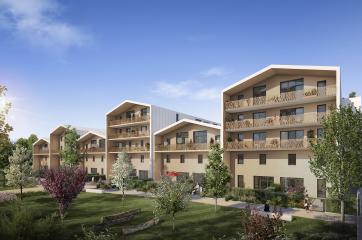 vue globale en journee residence eden green pour habiter ou investir a villepinte