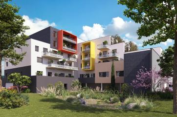 perspective-couleur-au soleil-residence-neuve-a-clermont-ferrand