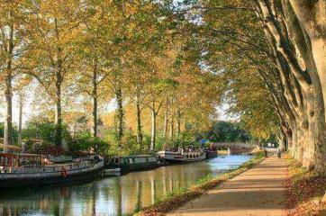 vue sur le canal du midi-habiter en occitanie