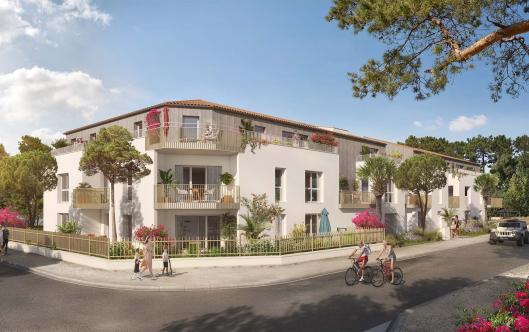 vue exterieure en fin de journee de la residence neuve les deux rives a nancy intramuros
