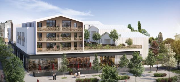 perspective exterieure de la residence eden green a villepinte proche rer b en seine saint denis vivre ou investir a villepinte