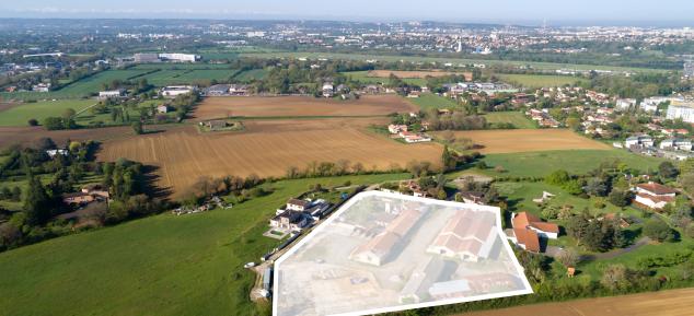 perspective plan de masse des terrains a batir du domaine carrysta