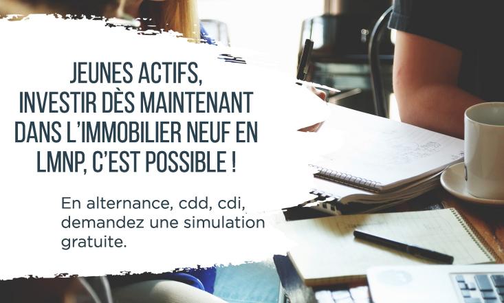 image incitant les jeunes actifs a demander une simulation lmnp