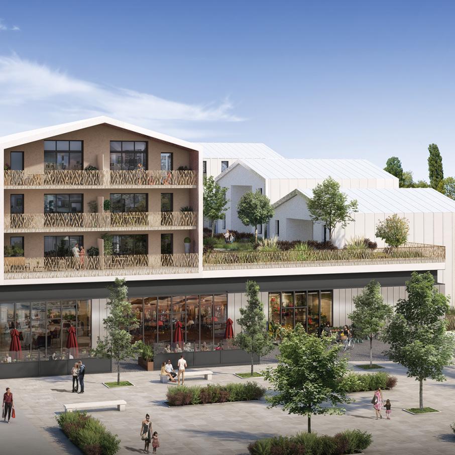 perspective exterieure de la residence eden green a villepinte proche rer b en seine saint denis vivre ou investir a villepinte