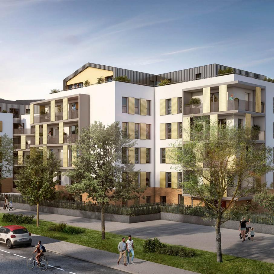 perspective residence neuve-habiter a creteil