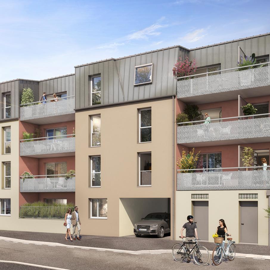 perspective en journee residence l ecrin d alys a armentieres lille