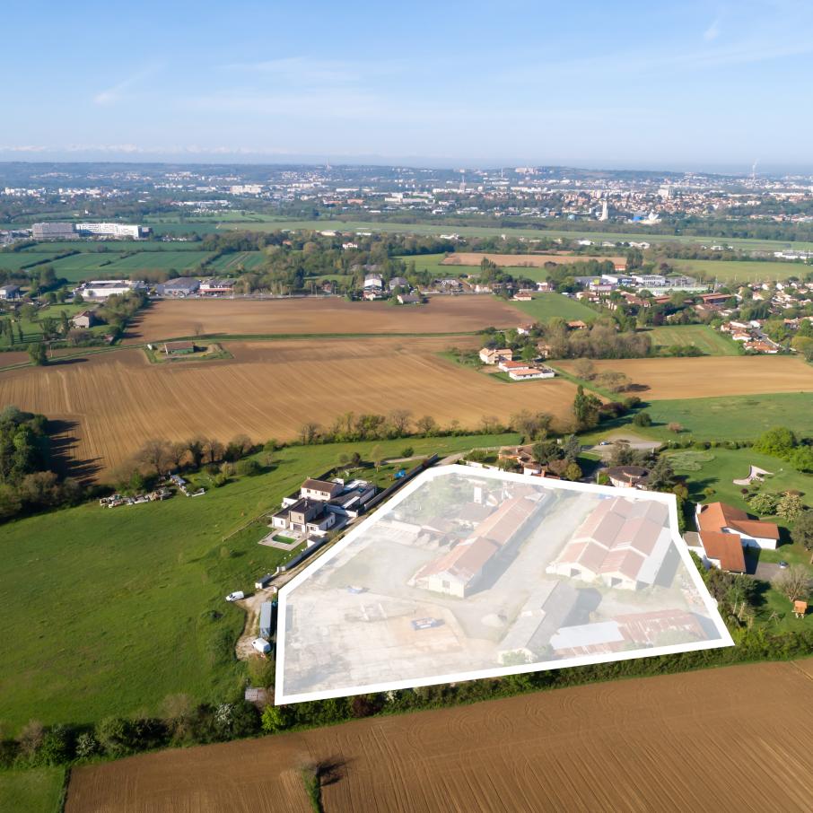 perspective plan de masse des terrains a batir du domaine carrysta