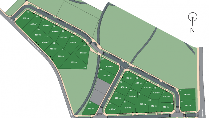 plan-de-masse-parcelle-terrains-a-batir-aussonne-proche-toulouse