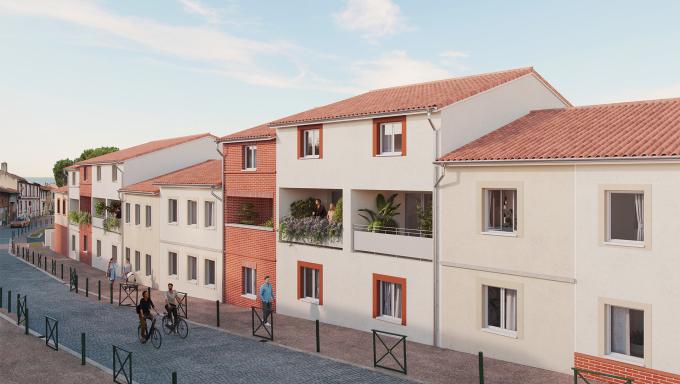 perspective residence sierre- rue sainte barbe a pins justaret
