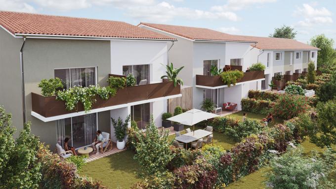 residence terre d argile jardins vue rue